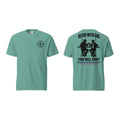 Beers With Dad t-shirt, Seafoam, front and back