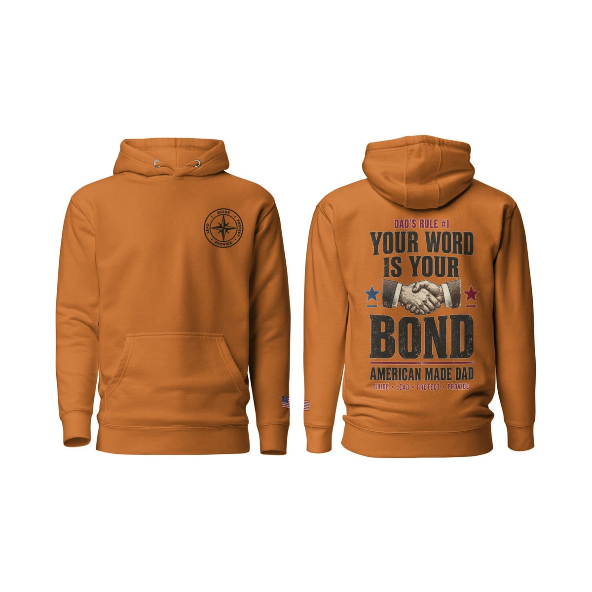Dad's Rule #1 Your Word Is Your Bond, Adobe, front and back