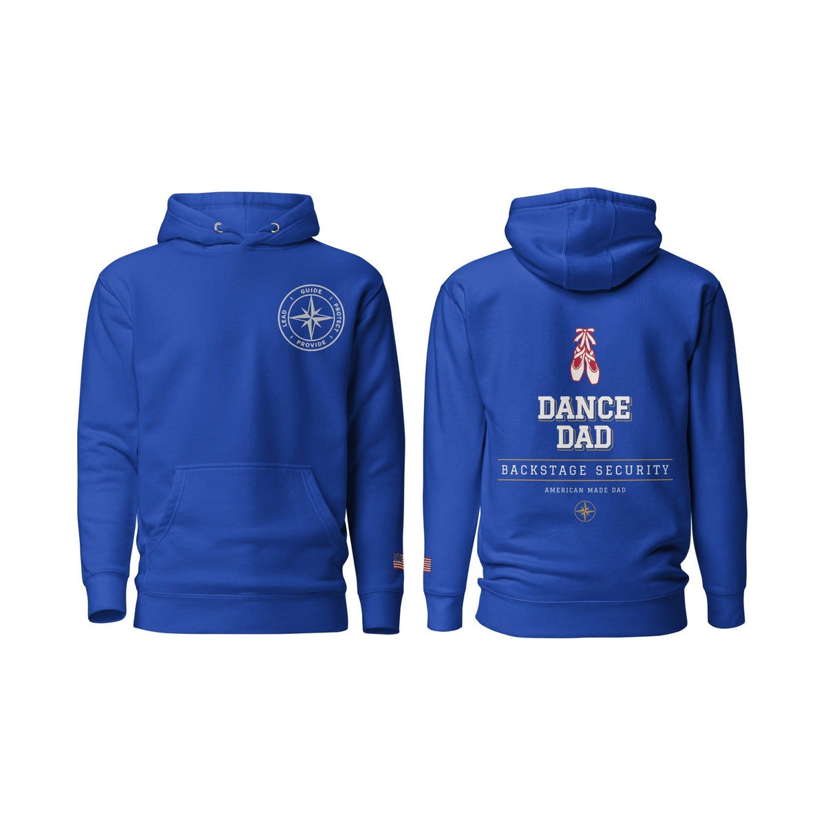 Dance Dad Backstage Security, Team Royal, front and back