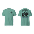 Working On The Truck With Dad t-shirt, Seafoam, front and back
