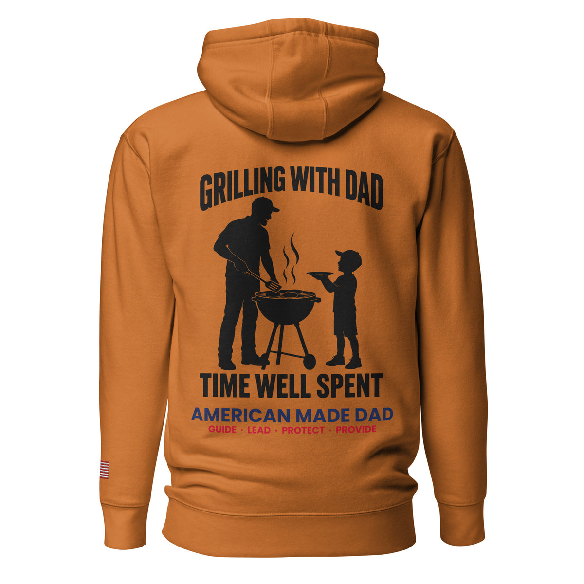 Grilling With Dad hoodie back design, Adobe