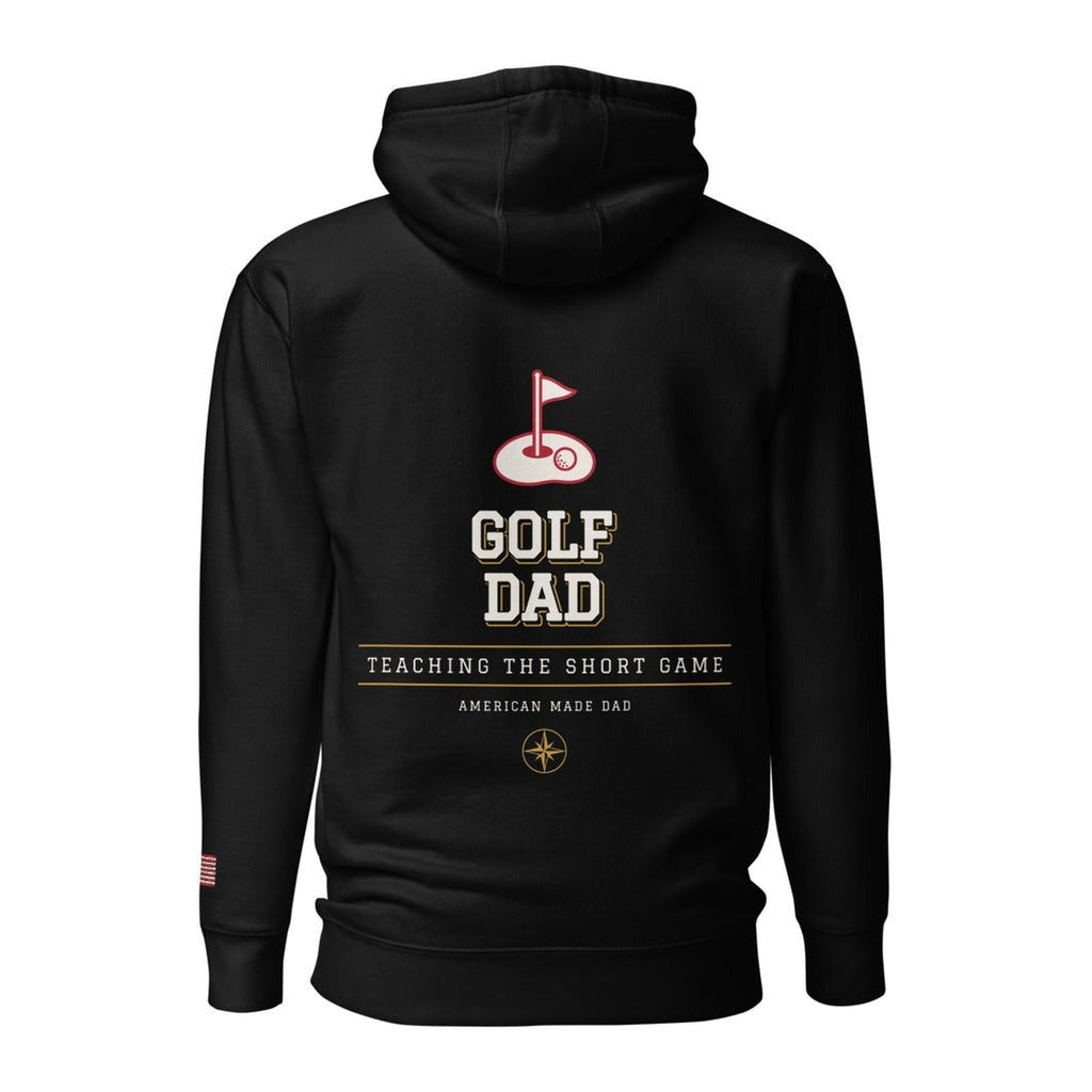 Golf Dad hoodie back Black