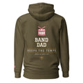 Band Dad hoodie back Military Green