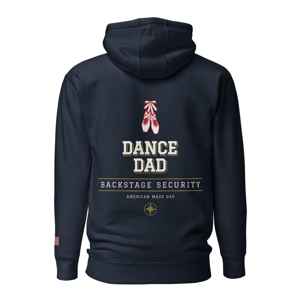 Dance Dad hoodie back Navy Blazer