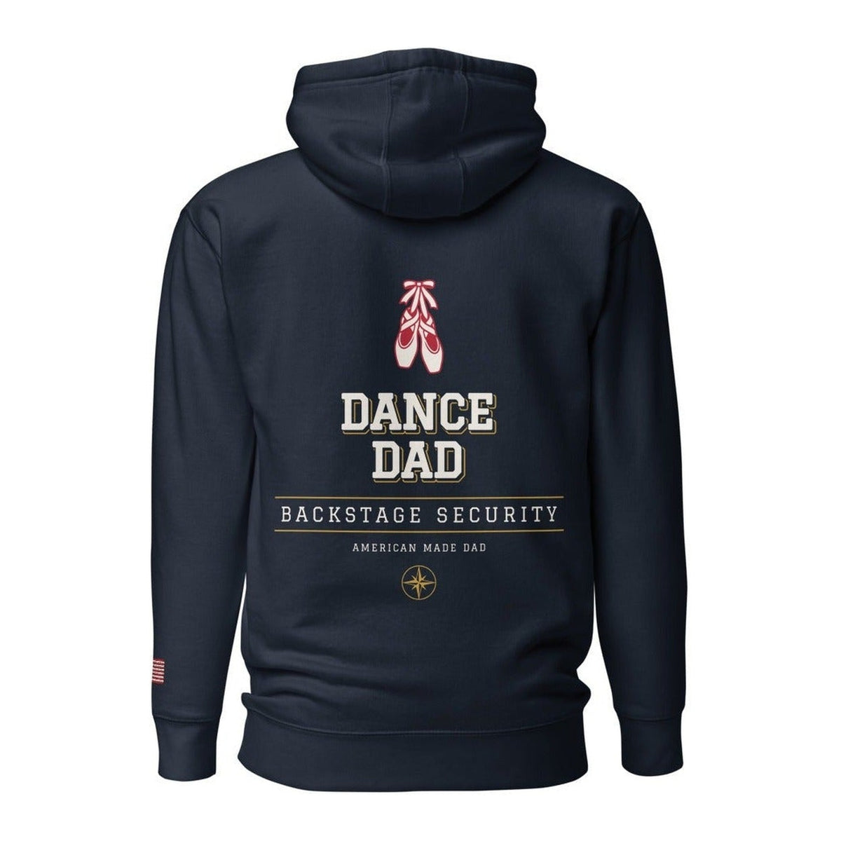 Dance Dad hoodie back Navy Blazer