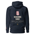 Hiking Dad hoodie back Navy Blazer