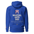 Martial Arts Dad hoodie back Team Royal