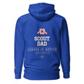 Scout Dad hoodie back Team Royal